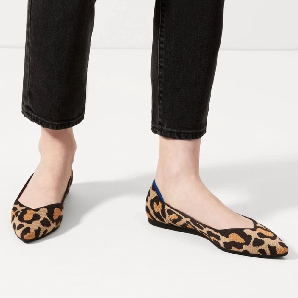 Rothys Leopard Points 6.5